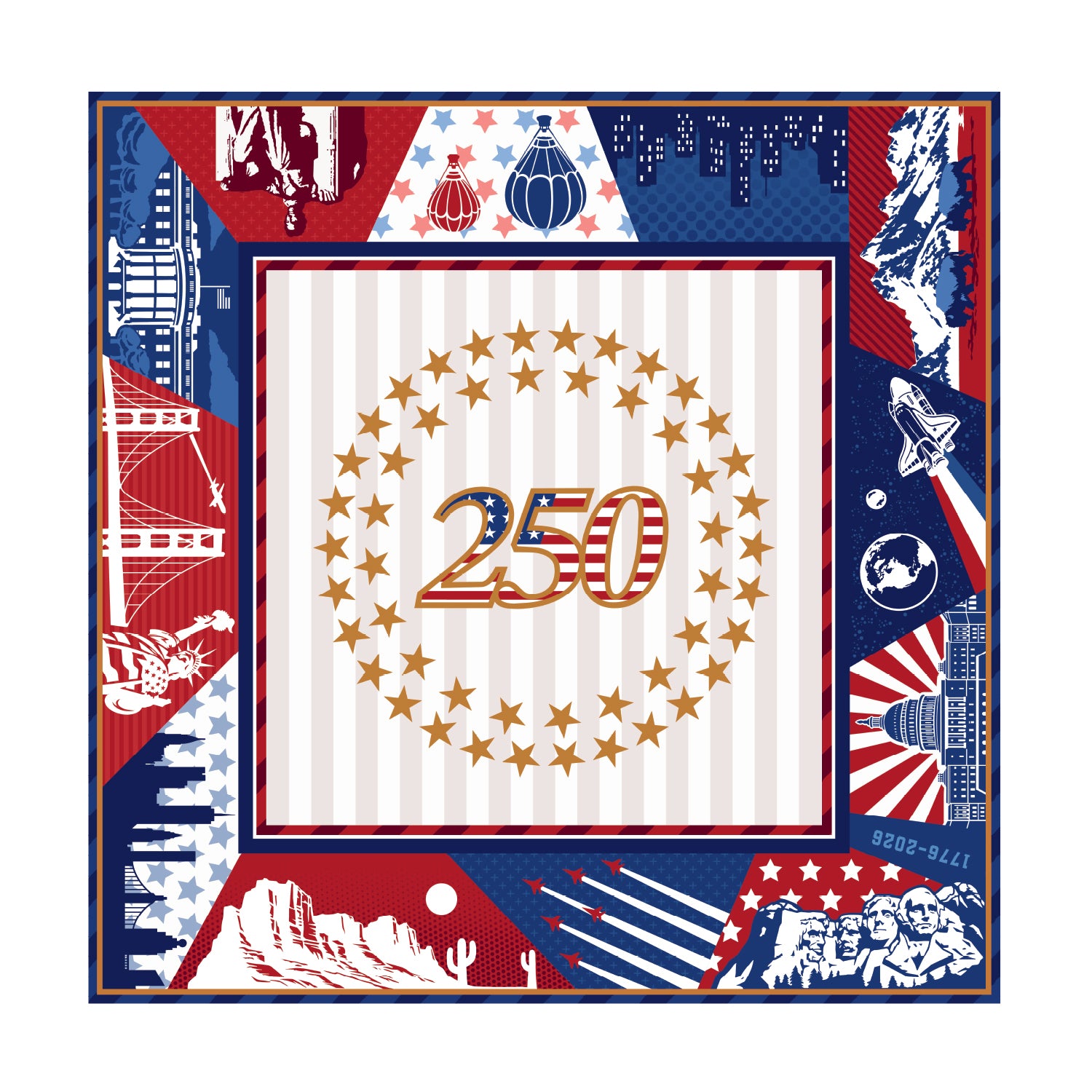 The American 250 Tile & Mat Bundle (PRE-ORDER FINAL BATCH)