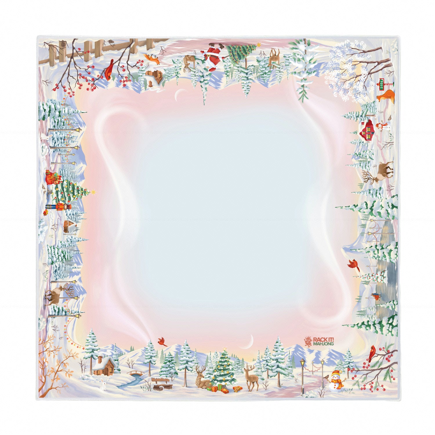 Terrific Tidings Mahjong Tile & Mat Bundle