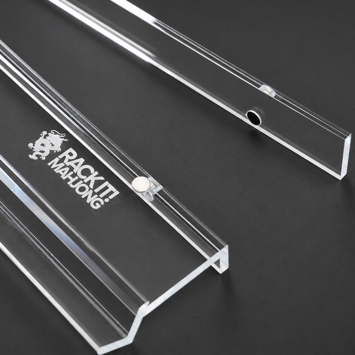 Crystal Clear 20-Inch Rack Set with magnetic pusher