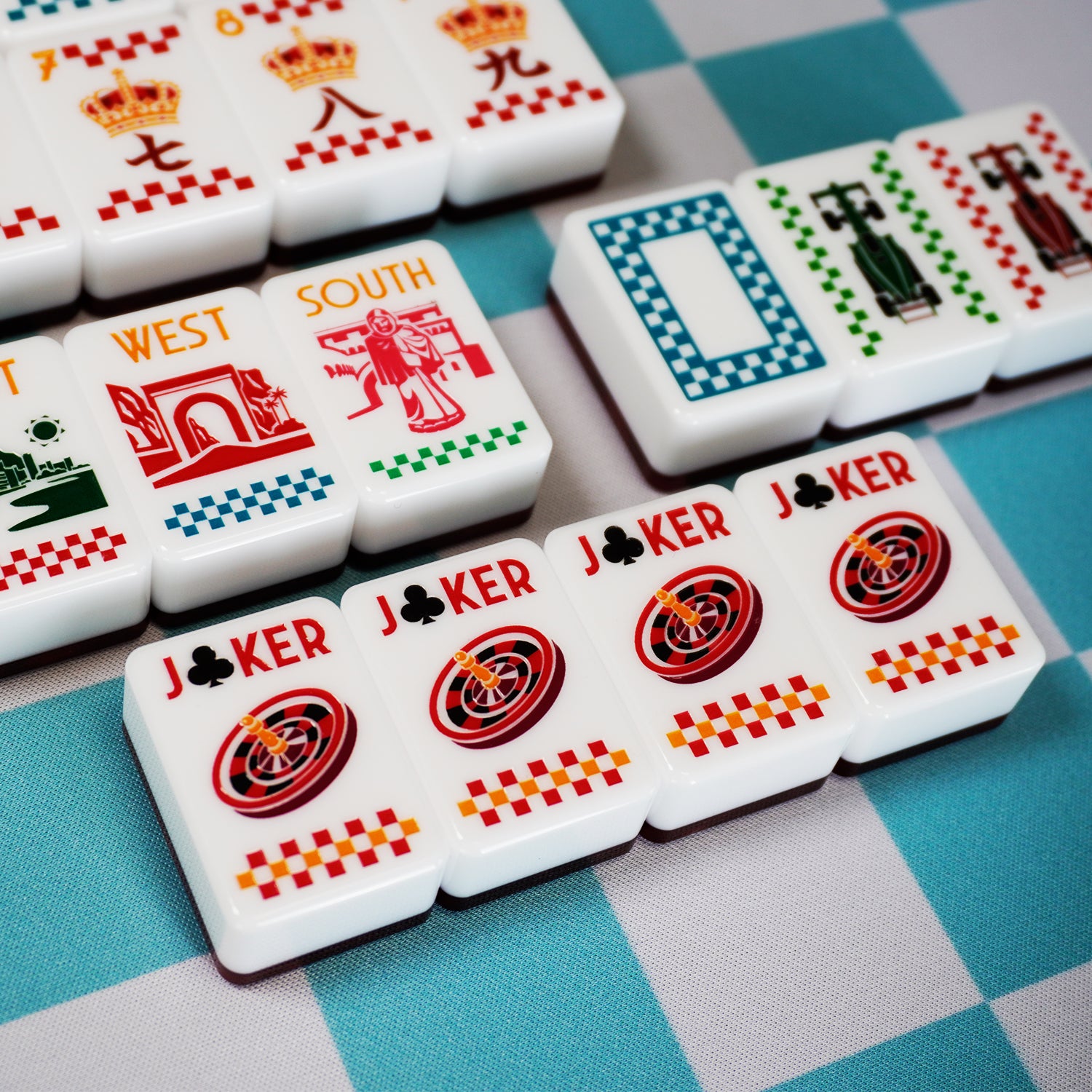 Monaco Mahjong Tile Set