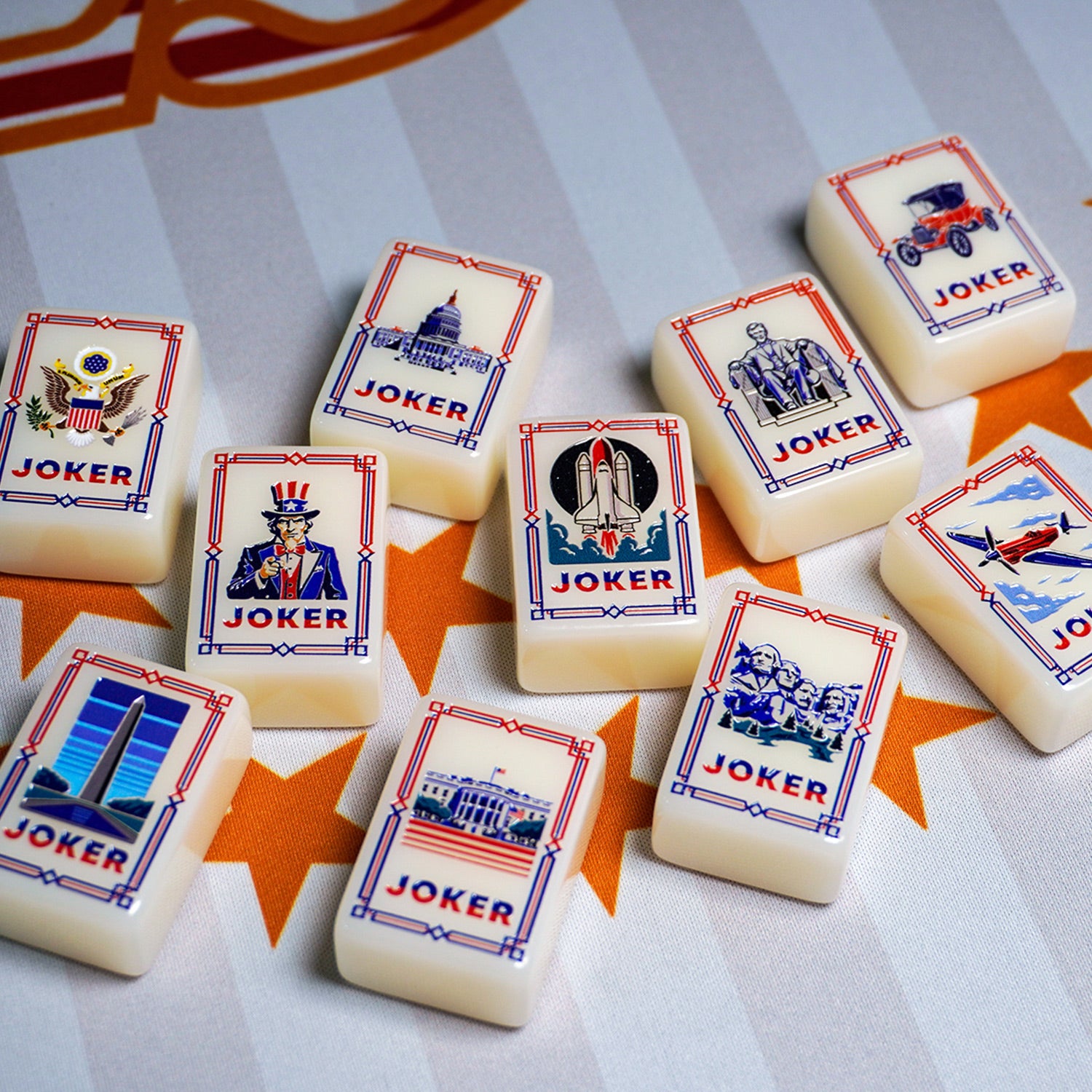 The American 250 Mahjong Tile Set (PRE-ORDER FINAL BATCH)