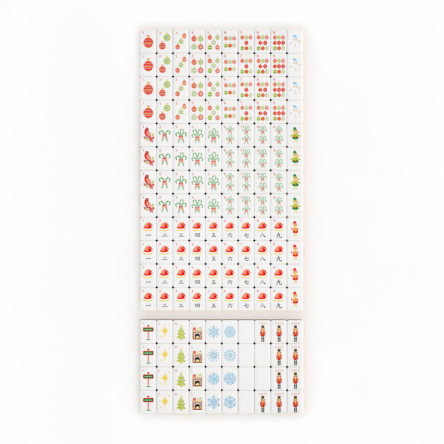 Mahjong Christmas Tiles