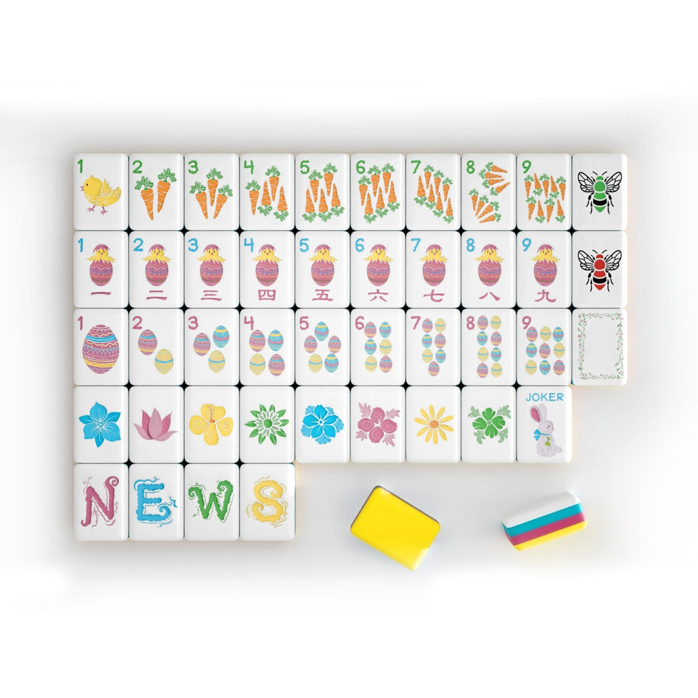 Bunny & Bloom Collection | Mahjong Tile Set and Mat