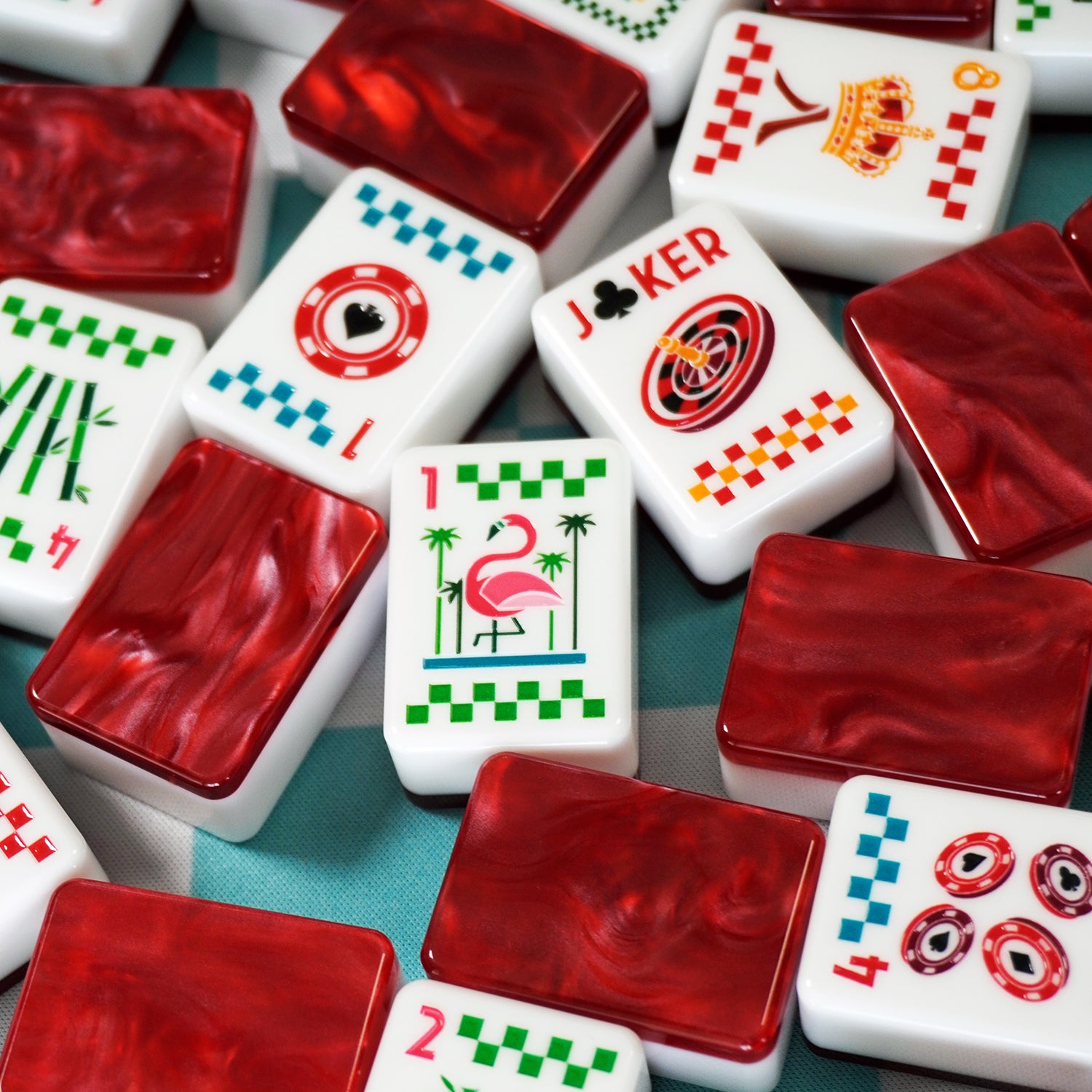Monaco Mahjong Tile Set