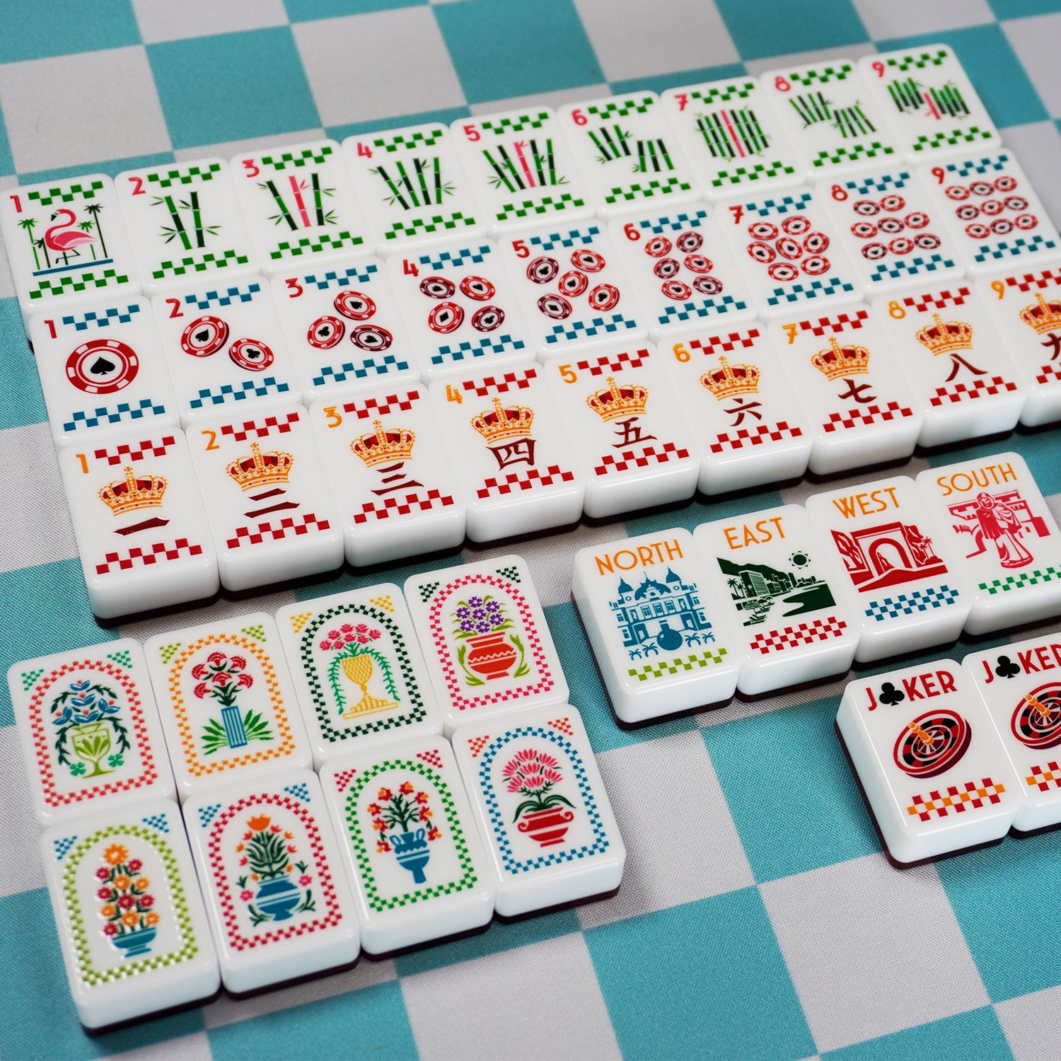 Monaco Mahjong Tile Set