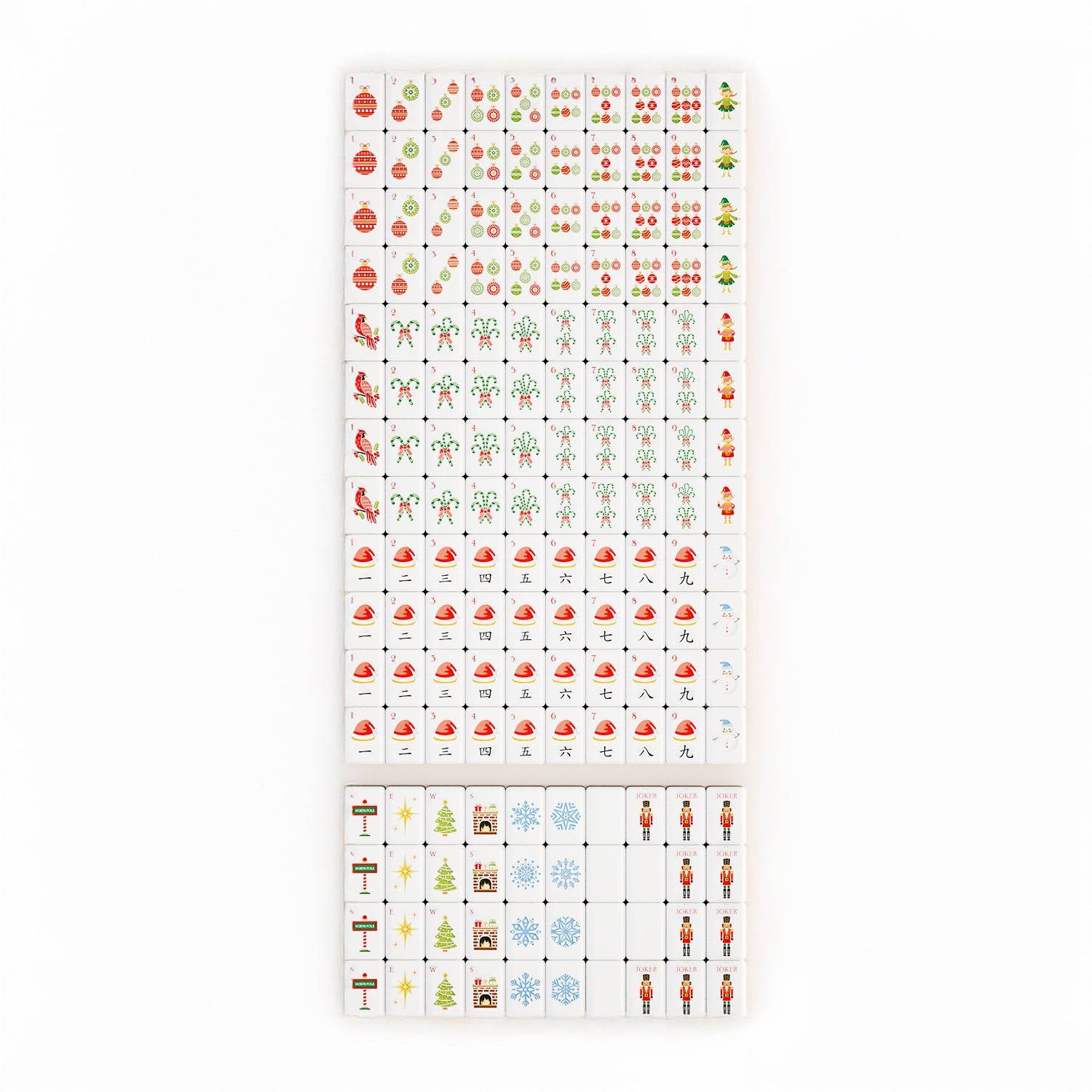 Terrific Tidings Mahjong Tiles | Christmas 2025 | PRE-ORDER COMING SOON